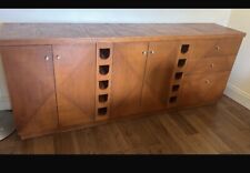 Stunning Custom Made TEAK Side Board Wine Rack £10,000+ Retro Vintage Style 2.4M