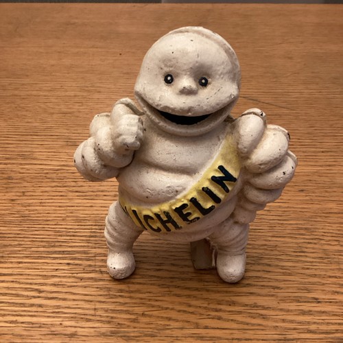 Michelin man cast iron figure - michelin, cast-iron
