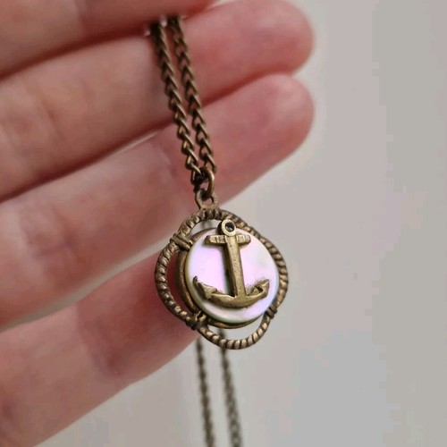Antique mother pearl - mother, anchor