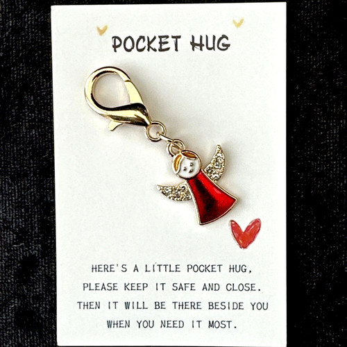 Pretty red angel diamanté - red,