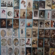 Children & Children's Themes - Job Lot 54 Postcards
