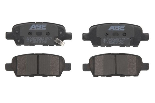 Brake pads set rear - rear, right
