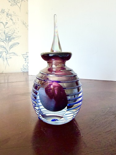 Murano art glass perfume - glass,