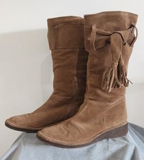 Nine West Tan Suede Leather