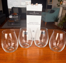 Set of 4 Dartington Crystal
