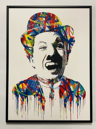 Brainwash framed print - mr.,