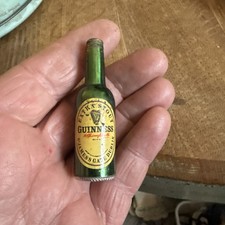 Vintage Miniature Guiness Bottle Cigarette Lighter Advertising Collectable