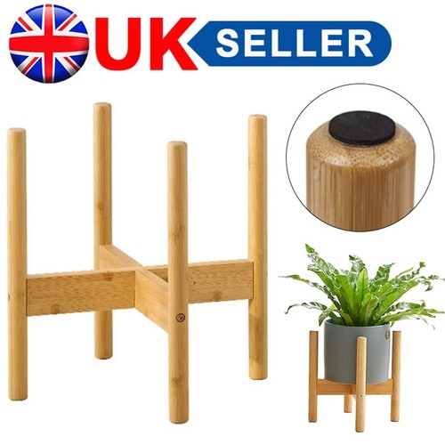 Bamboo wooden display plant - display,