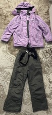 Kids purple & grey ski jacket