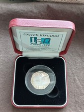 2000 ROYAL MINT 150 YEARS PUBLIC LIBRARIES PIEDFORT SILVER PROOF 50P COIN