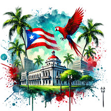 Wall decal sticker Puerto Rico