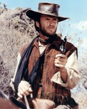 Clint Eastwood in costume and