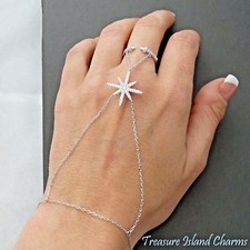 Star with 925 solid - cz,