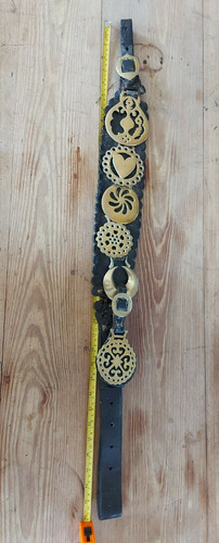 Vintage horse brasses - , on