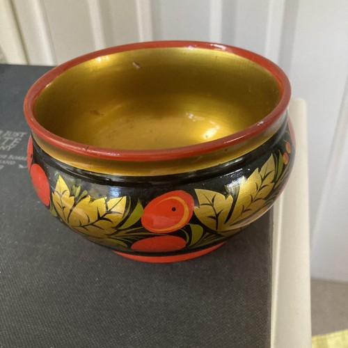 Vintage khokhloma lacquered - vintage,