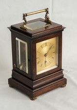 Small rosewood bracket clock - rosewood,