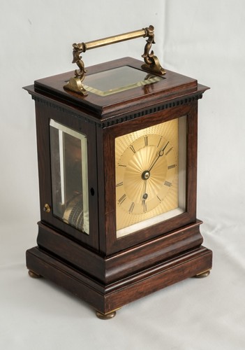 Small rosewood bracket - rosewood, clock