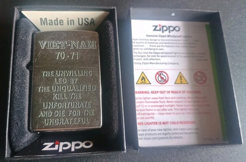 Vietnam war zippo - vietnam,