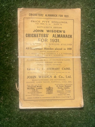 Wisden cricketers almanack - wisden, cricketers'