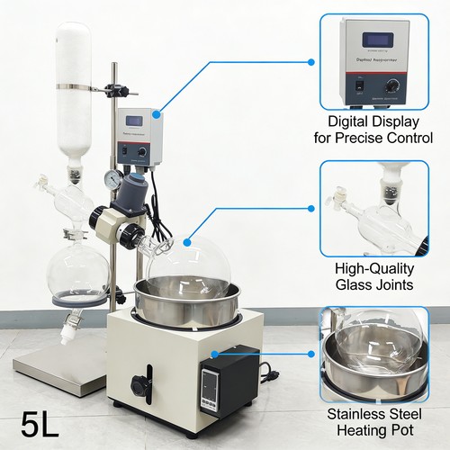 Laboratory rotovap rotary - 5l,