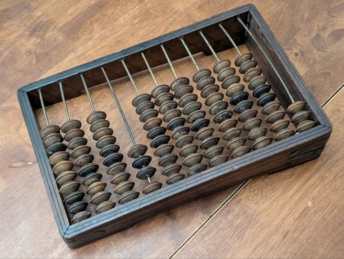 Antique abacus