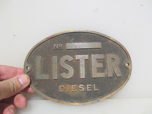 Lister diesel engine - diesel, brass