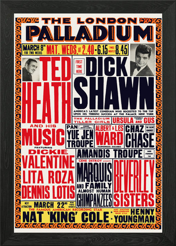 London palladium show poster - london,