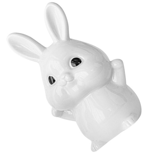 Ceramic bunny statue - bunny,