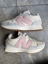 New balance 327 Women’s Trainers Grey Suede Cream And pink UK Size 5