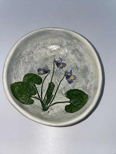Salt marsh pottery violet - pottery,