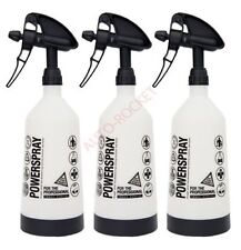 3 x Double Spray Action Trigger Bottles - 1L Heavy Duty Power Sprayer Valeting