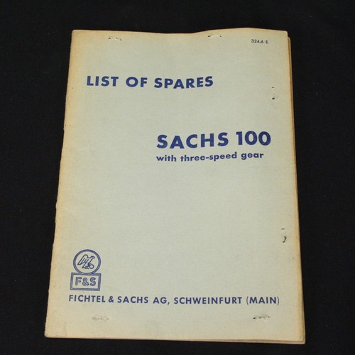 Fichtel sachs 100 - fichtel, &