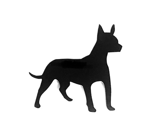 Mexican hairless dog brooch - dog,
