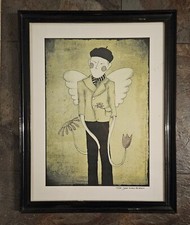 Framed Abstract Portrait Print