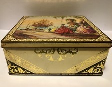 Vintage MACFARLANE LANG & CO Biscuits Pictorial Tin Metal Box