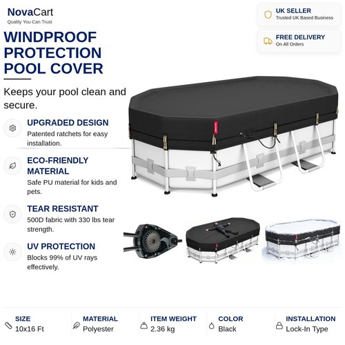 Oval pool cover - oval,
