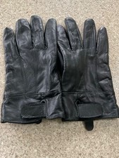 Mens Thinsulate Black Leather
