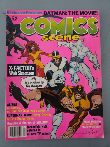 Comics scene magazine 1988 - comics,