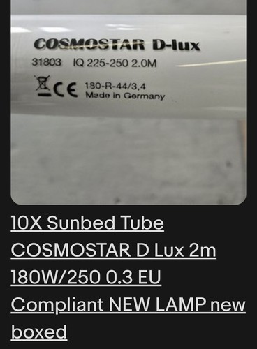 Cosmostar lux 10x - cosmostar, sunbed