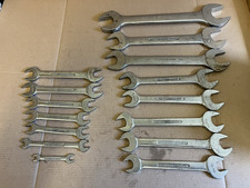15 x Vintage britool open end  Spanners  AF Sizes 5/16 To 1-1/2 Inch