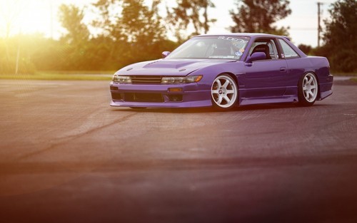 Cars slammed nissan silvia art - nissan,
