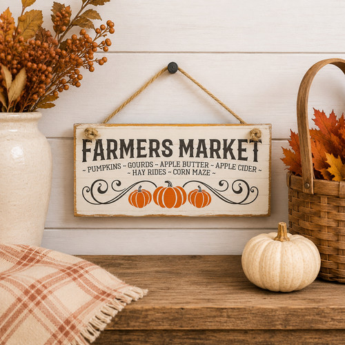 Farmers market hanging - farmers,