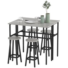 HOMCOM 6-Piece Industrial Bar