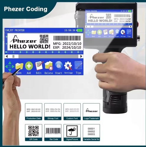 Phezer p15 handheld inkjet - handheld,
