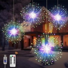 Christmas Fairy Lights, 4 Pack