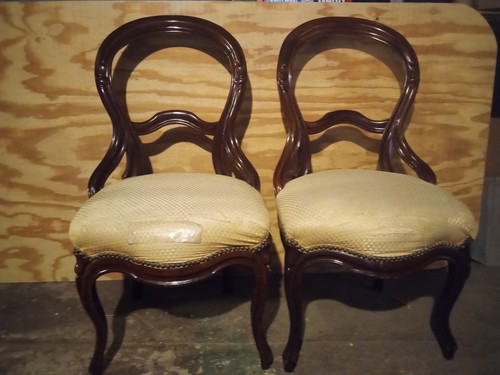 Pair antique victorian - pair,