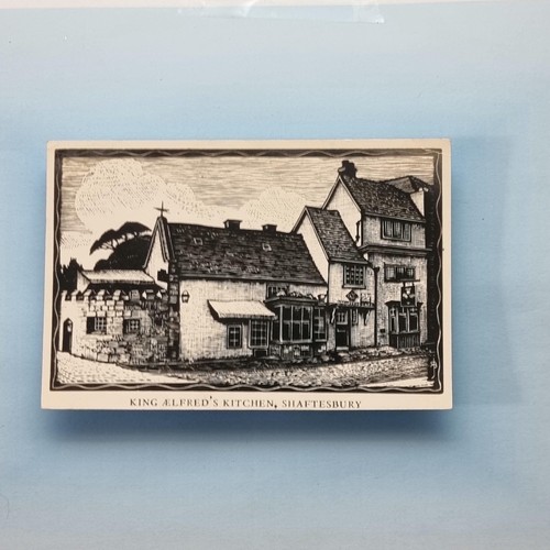 Shaftesbury postcard 1933 - postcard,
