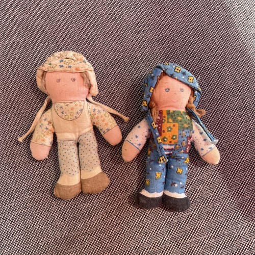 Vintage holly hobbie rag dolls - holly,