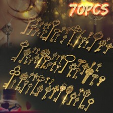 70pc antique vintage keys - 70pc, lock