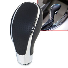 Car Auto Gear Shift Stick Knob BK Leather For Vauxhall Astra J Insignia Chrome